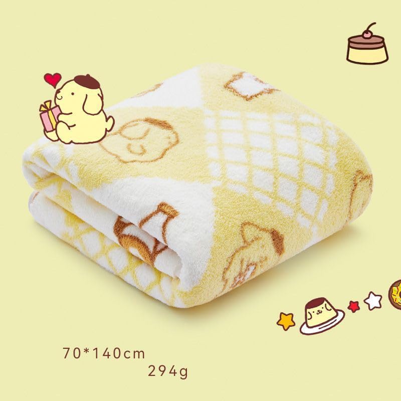 Amazon.co.jp: ポムポ厶プリン バスタオル 大判 タオル ふわふわ